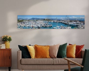 ANTIBES Festung Fort Carre und Hafen Port Vauban | Panorama von Melanie Viola