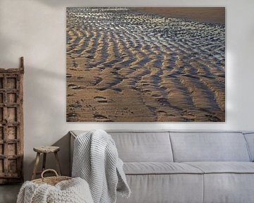 Rimpels in het zand van Rinke Velds