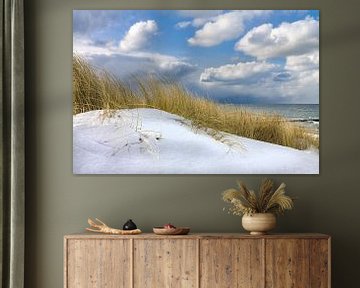 Winter time on shore of the Baltic Sea by Rico Ködder
