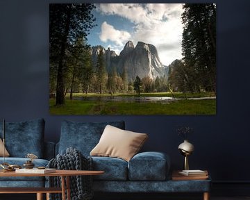 Yosemite Park, Blick auf El Capitan von Felix Sedney
