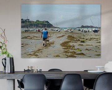 Oesters oogsten in Bretagne van Remco Swiers