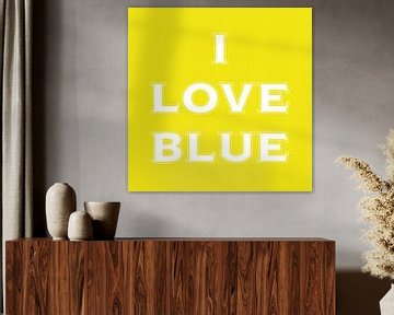 I love blue in yellow  van Stefan Couronne