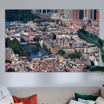 Aerial view Binnenhof The Hague