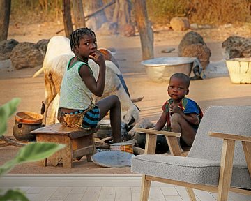 Dagelijks leven in Kalalé, Benin van Cora Unk