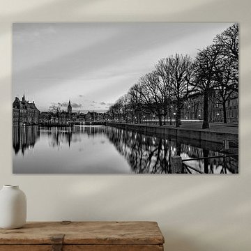 Regierungsgebäude auf dem Hofvijver, Den Haag 