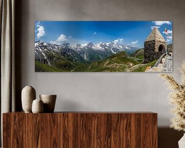 Berglandschap van het Großglockner massief, Hohe Tauern, Oostenrijk van Martin Stevens