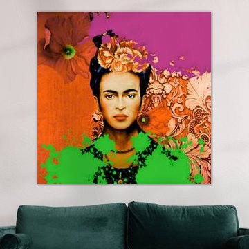 Frida Splash Pop Art PUR 1 by Team W 32 Gallery