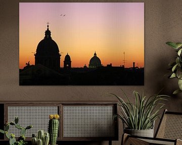 Rome at sunset van Inge Berken