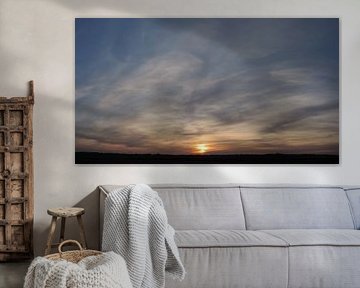 een zonsondergang zonder spektakel by Wim vd Neut
