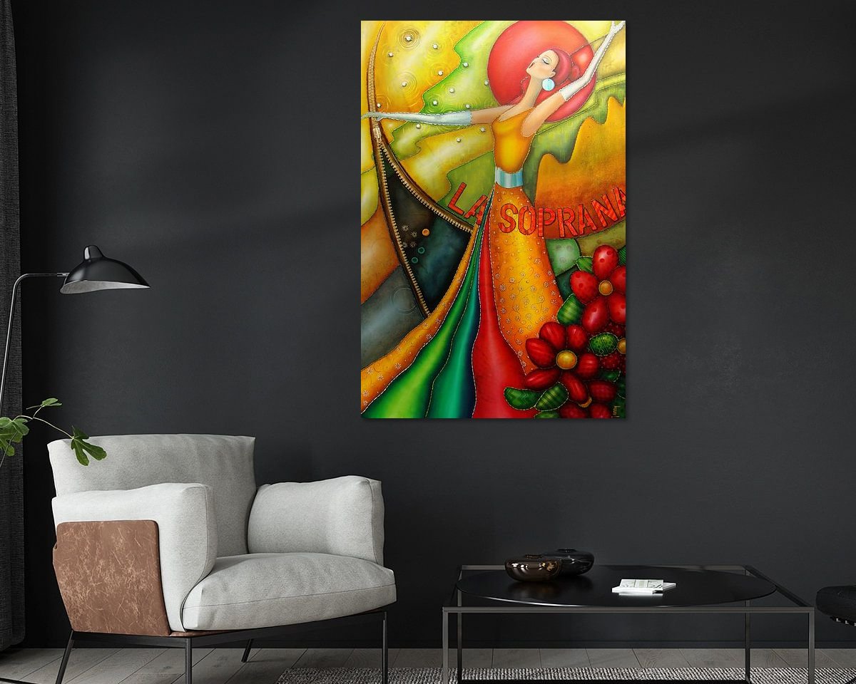 Example of the artwork in a room