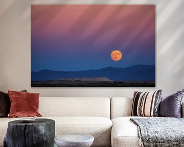 Moon above Nevada by Yvonne Smits