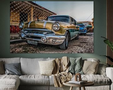 Gold American vintage car by Ferdinand Mul