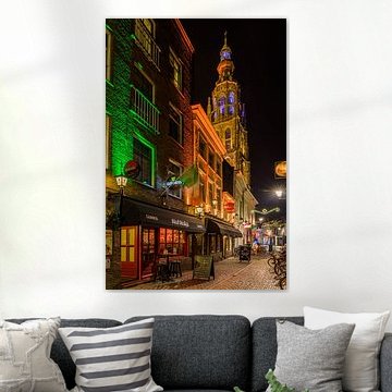 Breda am Abend (von der Schulstraße aus)