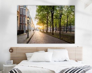 Het Lange Voorhout, Den Haag (Zonsondergang)