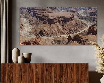 Panorama Fish River Canyon von Inge Hogenbijl