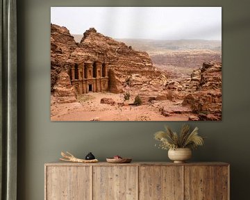 The Monastery in Petra by Gert-Jan Siesling