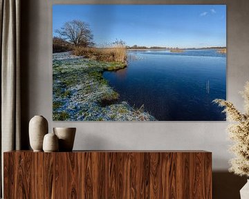 Ankeveen lakes in winter, Ankeveen, Wijdemeren, Netherlands by Martin Stevens