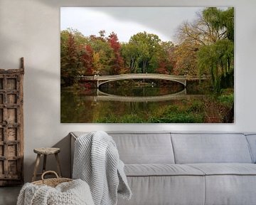 Bow bridge in New York City van Gert-Jan Siesling