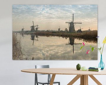 windmills in Kinderdijk Holland