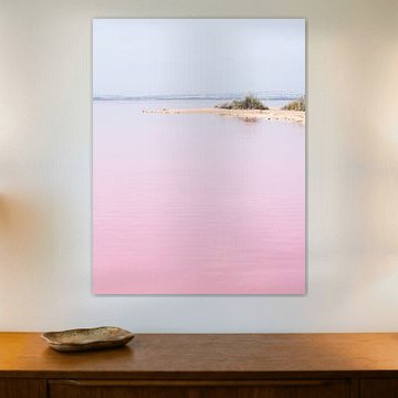 Rosa Salzsee von Torrevieja, Spanien