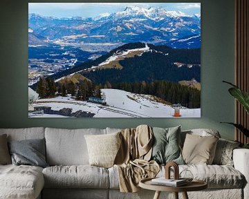 Oostenrijkse bergen in de winter van Remco de Zwijger