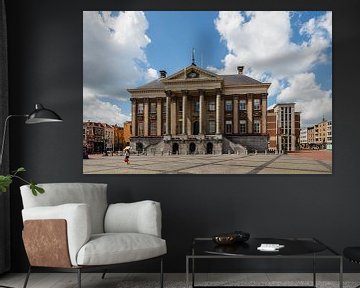 Stadhuis van Groningen aan De Grote Markt, Nederland van Martin Stevens