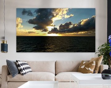 Beautiful sunset in Holland