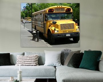 School bus new york city onbewerkt van Hyppy Picture