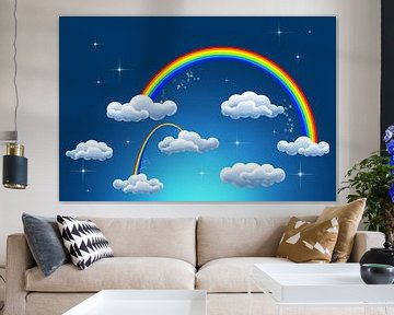 rainbow clouds van Patricia Verbruggen