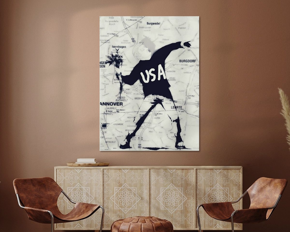 Example of the artwork in a room