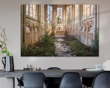 Abandoned Chapel with Plants. by Roman Robroek
