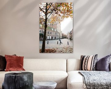 Pieters Kerk Leiden in autumn von Annemarie Rikkers