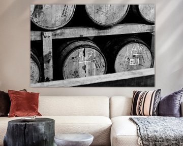Whiskey barrels van Jeffrey de Graaf