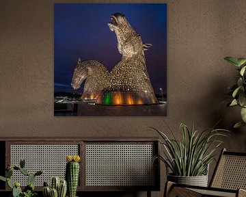 Kelpies, Écosse sur Hans Kool