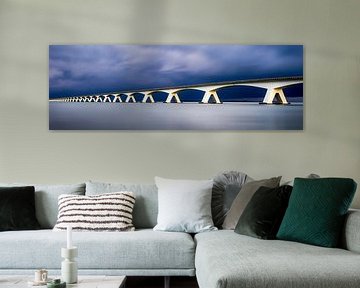 Zeeland Brücke Panorama von Vincent Fennis