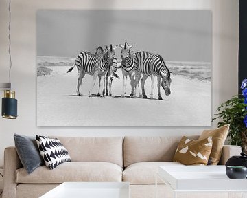 Zebras im Etoscha-Nationalpark von Ronald Gorter