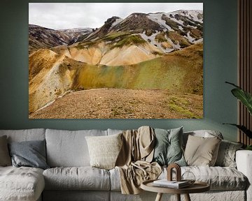 Verken de Magie van Landmannalaugar: Een Unieke Wandeling door IJslands Adembenemende Landschap van Eriks Photoshop