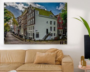 The Amstel corner Achtergracht in Amsterdam. by Don Fonzarelli