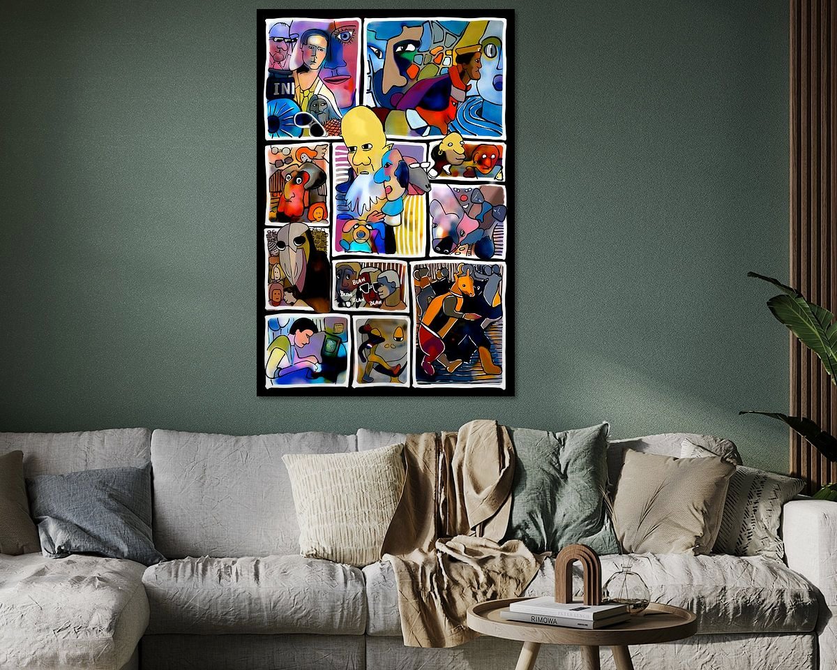 Example of the artwork in a room