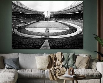 Olympiastadion Berlin in zwart-wit (4) van WWC Fine Art Photography