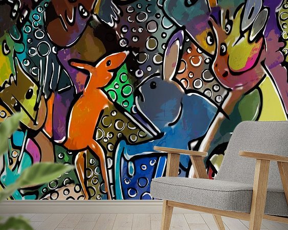 Example of the artwork in a room