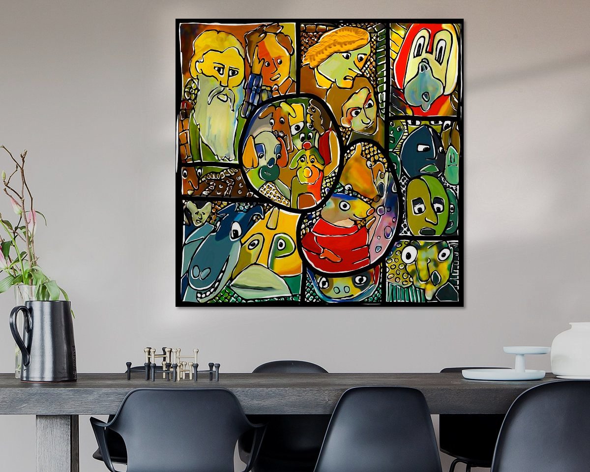 Example of the artwork in a room