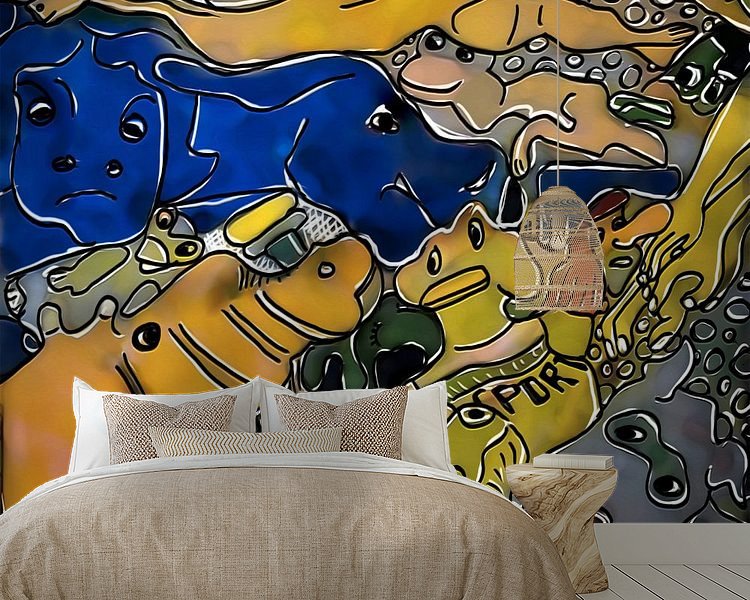 Example of the artwork in a room