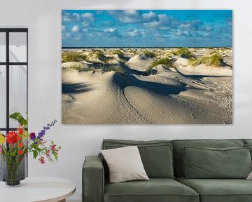 Landscape with dunes on the North Sea island Amrum by Rico Ködder