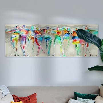 All Happy Connected People  von Atelier Paint-Ing