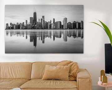 horizon de Chicago sur Photo Wall Decoration