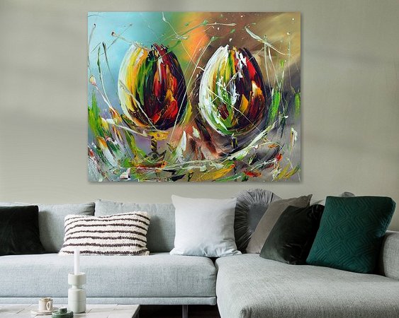 Example of the artwork in a room