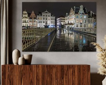 The bridge over river Lys in Ghent by MS Fotografie | Marc van der Stelt