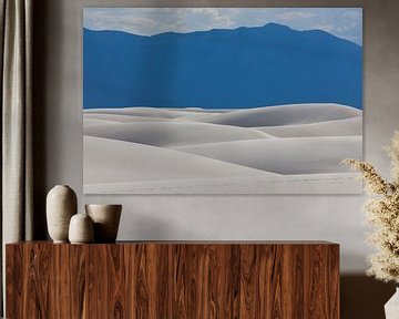 Gipsduinen in White Sands National Monument van Edwin Mooijaart