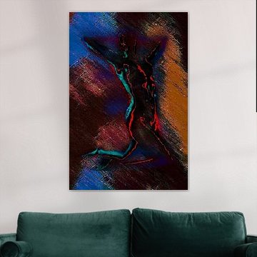 Neon naakt-Neon nude-Nu au néon-Neon nackt